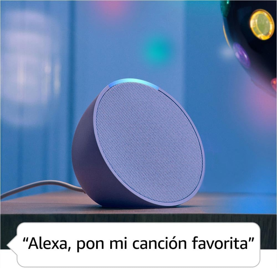 Imagen de Alexa Echo Pop bocina inteligente color negro numero 5