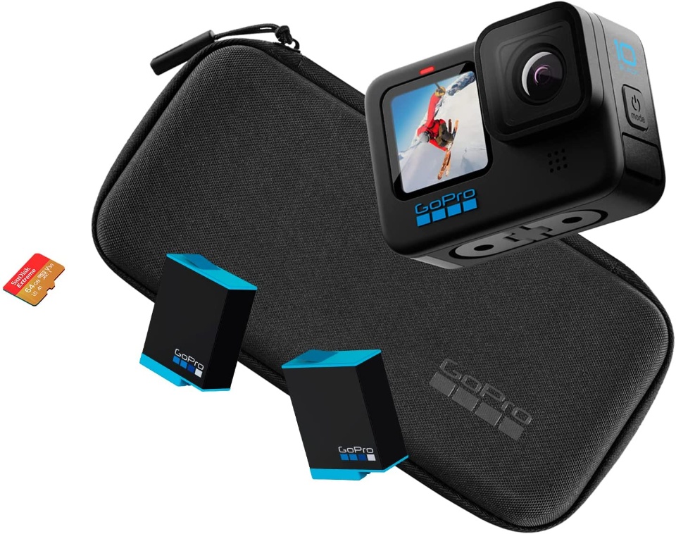 Imagen de Camara de video GoPro Hero 10 Black con bateria extra de regalo y memo numero 1