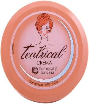 Imagen de Crema teatrical de color rosa con lanolina presentacion de 400 gramos numero 0