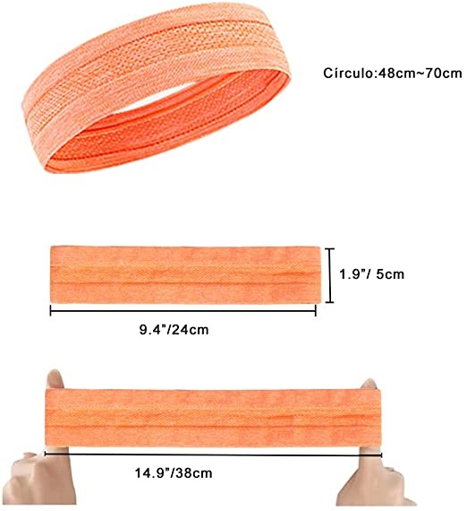 Imagen de Diadema deportiva para la cabeza antisudor unisex numero 1