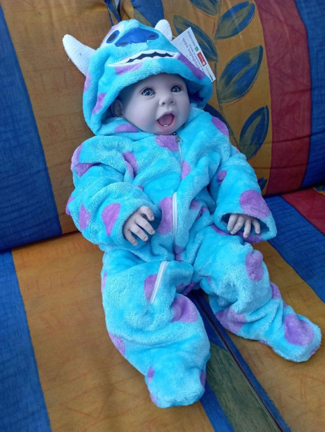 Imagen de Mameluco tipo sullivan monsters inc para bebe TALLA 1 año numero 4