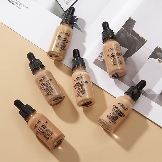 Imagen de Maquillaje liquido mate SPF 30 SANIYE Diversos tonos numero 7