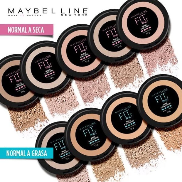 Imagen de Maybelline super natural polvo compacto para piel 12 gramos numero 2
