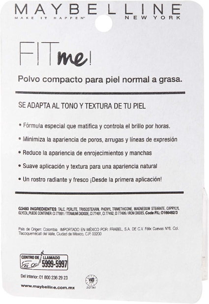 Imagen de Maybelline super natural polvo compacto para piel 12 gramos numero 3