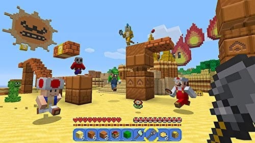 Imagen de Minecraft para nintendo switch con las skins de Mario numero 2