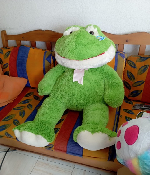Imagen de Rana de peluche gigante 105 cms numero 1