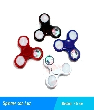 Imagen de Spiners con luz diversos colores unitario numero 0