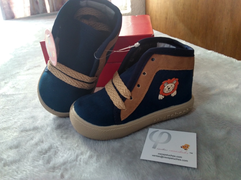 Imagen de Zapato tenis leon con suela resistente para bebe numero 1