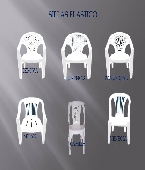 Imagen de sillas apilables de plastico