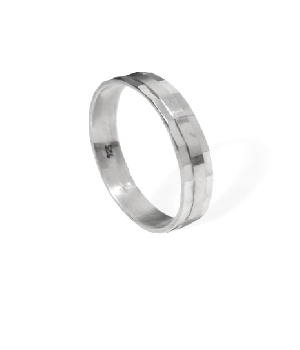 Imagen de Anillo de plata unisex del numero 11 numero 2