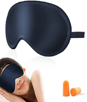 Imagen de Antifaz para dormir de seda muy suave para ojos numero 0