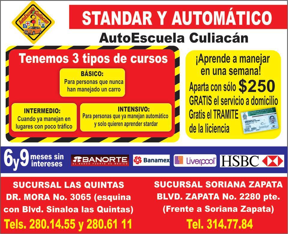 Imagen de Autoescuela en Culiacan numero 2