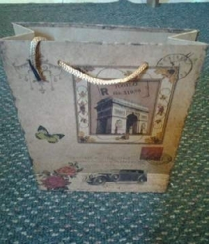 Imagen de Bolsa kraft con diseño 179X24cm