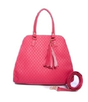 Imagen de Bolso Karina color fiusha grande premium