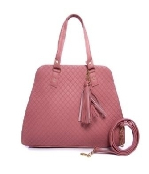 Imagen de Bolso Karina color palo de rosa grande premium