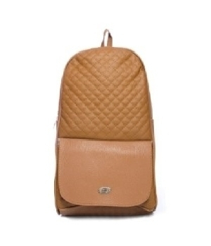 Imagen de Bolso mochila verona camel beige premium