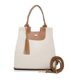 Imagen de Bolso sara beige camel grande premium