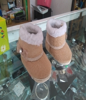 Imagen de Bota De Invierno Para Bebé Niña Beige Tipo Australia