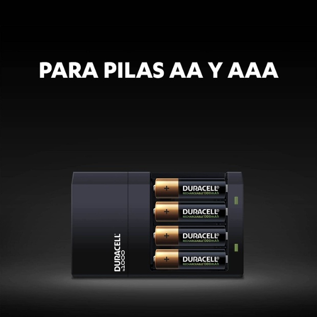 Imagen de Cargador para pilas AA y AAA marca duracell  numero 2