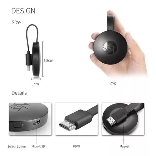 Imagen de ChromeCast de google convierte a Smart TV numero 1