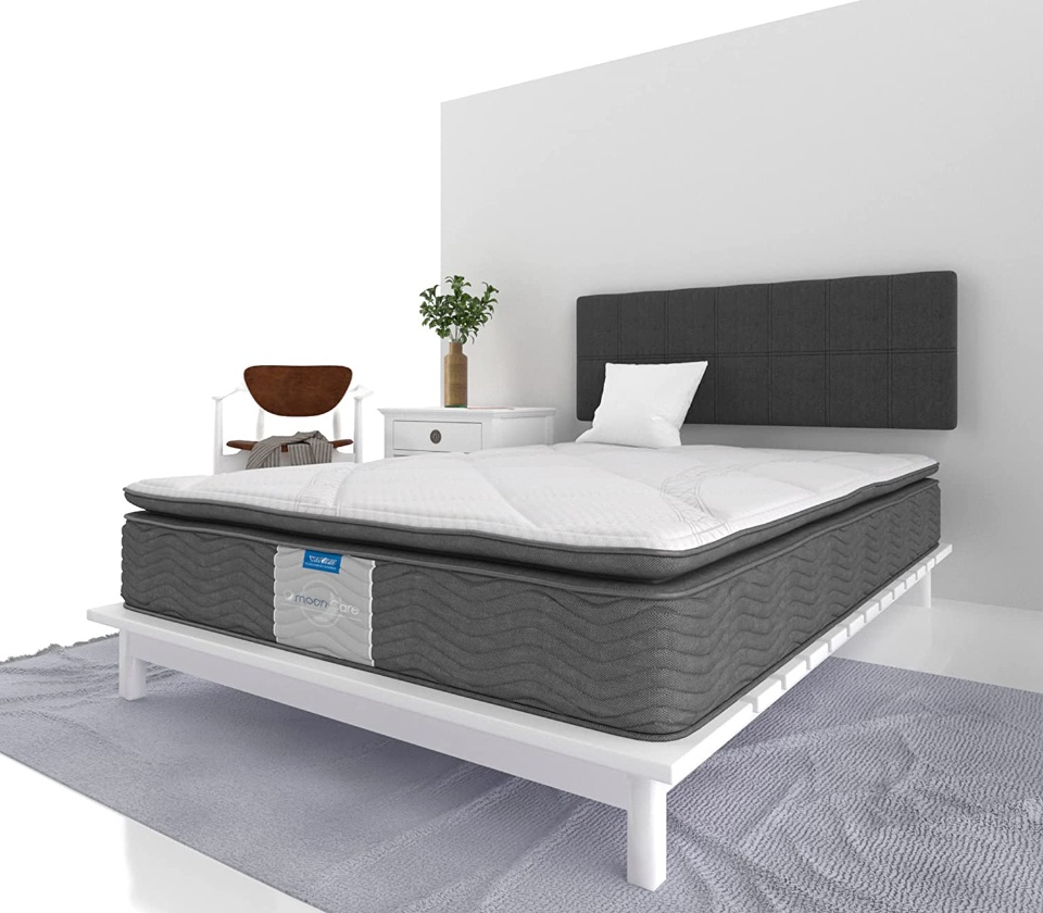 Imagen de Colchon matrimonial restonic ortopedico con dos almohadas gratis numero 2