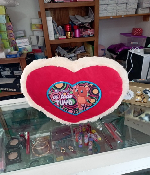 Imagen de Corazon de peluche 30 cms Mi amor es todo tuyo