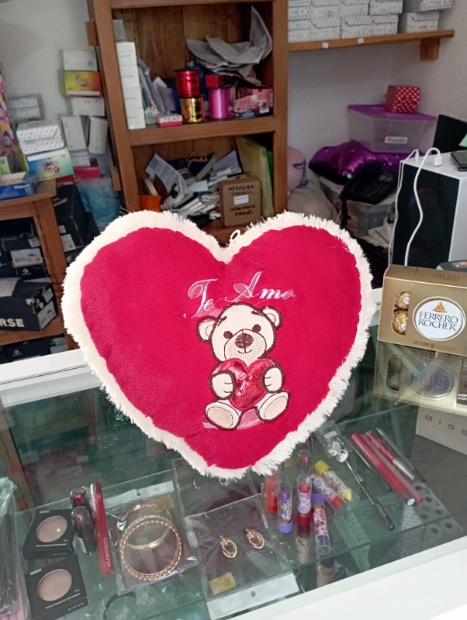 Imagen de Corazon de peluche 30 cms Te amo numero 1