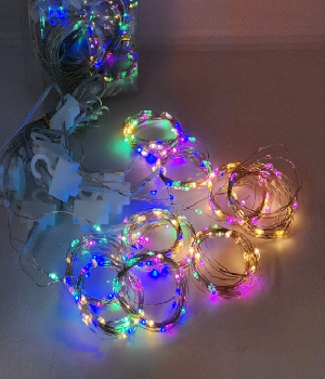 Imagen de Cortina de luces led 3x3 colores multiples USB con control