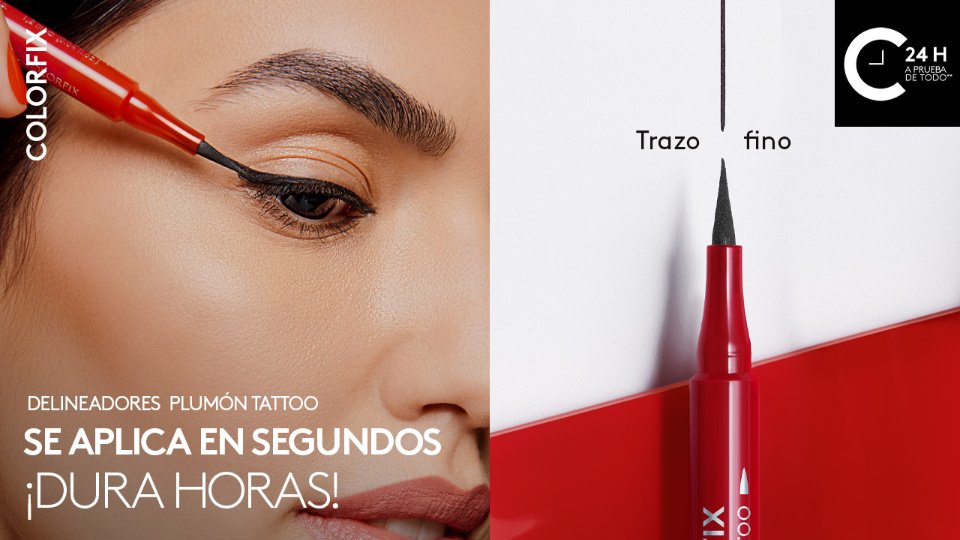 Imagen de Delineador COLORFIX Plumón Tattoo negro numero 4