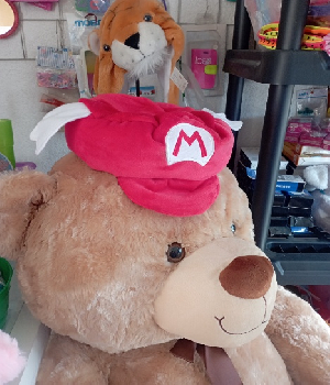 Imagen de Gorra de Mario Bros voladora unitalla unisex de color rojo