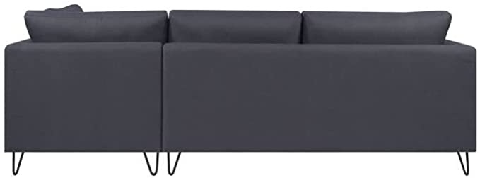 Imagen de Hermosa sala esquinera derecha color gris oscuro numero 1