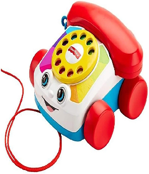 Imagen de Juguete en forma de telefono con ruedas fisher price numero 0