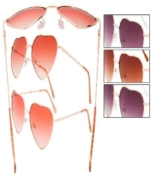 Imagen de Lentes De Sol retro corazones uv 400 proteccion