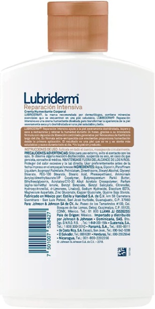 Imagen de Lubriderm Reparación intensiva crema corporal de 400 ml recomendada por der numero 1