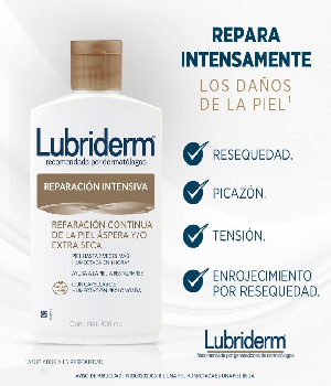 Imagen de Lubriderm Reparación intensiva crema corporal de 400 ml recomendada por der numero 2