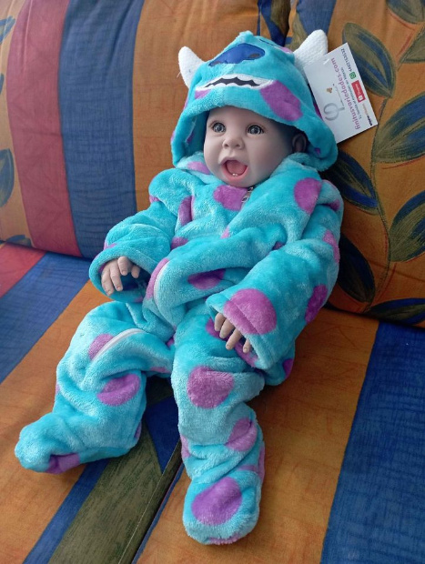 Imagen de Mameluco tipo sullivan monsters inc para bebe TALLA 1 año numero 3