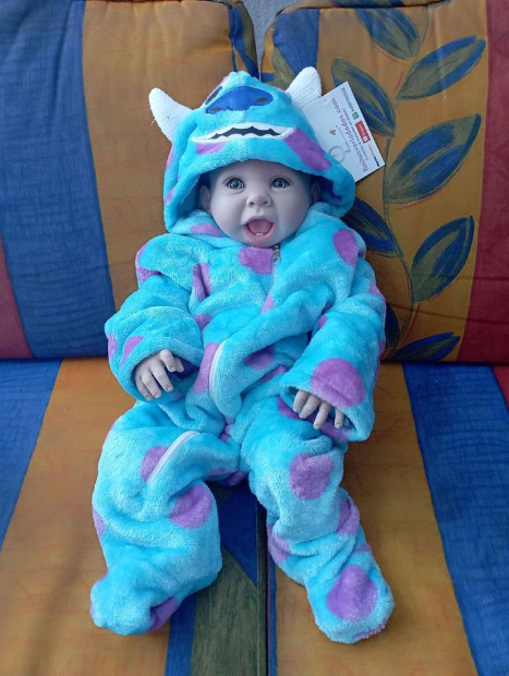 Imagen de Mameluco tipo sullivan monsters inc para bebe TALLA 1 año numero 2