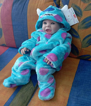 Imagen de Mameluco tipo sullivan monsters inc para bebe numero 1