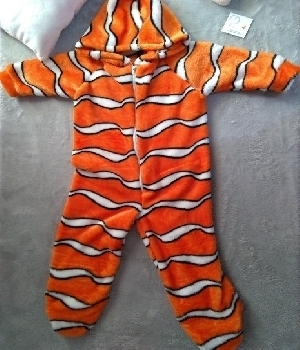 Imagen de Mameluco tipo tigre o buscando a nemo para bebe numero 0