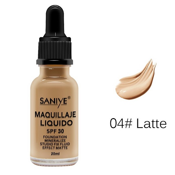 Imagen de Maquillaje liquido mate SPF 30 SANIYE Diversos tonos  numero 4