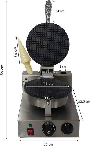Imagen de Maquina para hacer conos o marquesitas  numero 1