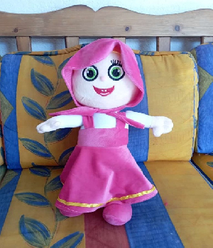 Imagen de Masha de peluche de 50 cms color rosa