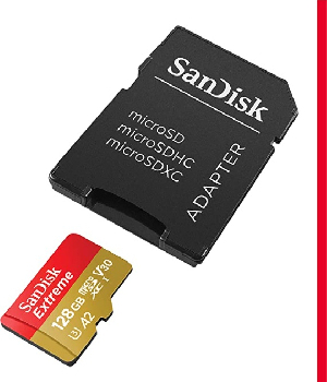Imagen de Memoria microSDXC de rapida transferencia SANDISK 128 GB numero 0