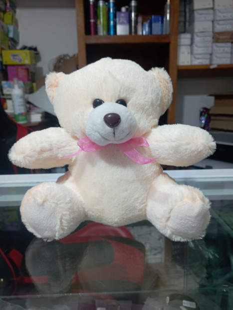 Imagen de Oso de peluche chico color crema 17 cm numero 2