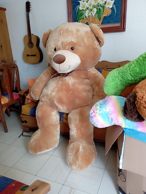 Imagen de Oso de peluche mega gigante 1.80 Fredy importacion numero 5