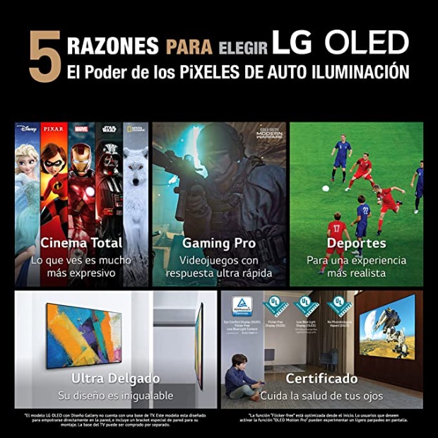 Imagen de Pantalla LG de 55 pulgadas Smart TV 4K OLED  numero 2