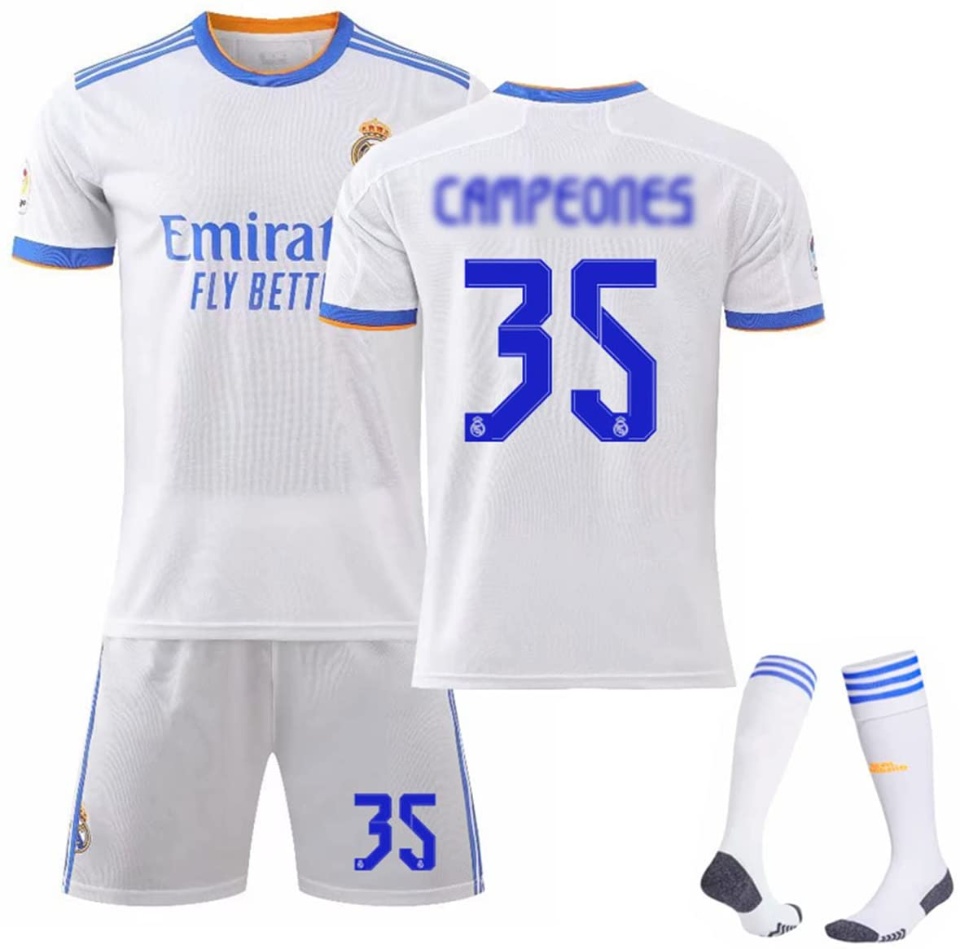 Imagen de Playera del Real Madrid 2022 campeones de la champions numero 1