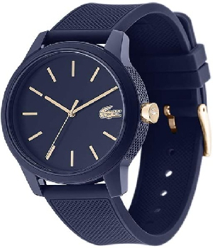 Imagen de Reloj lacoste casual de cuarzo color azul con correa de goma numero 4