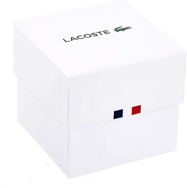 Imagen de Reloj lacoste casual de cuarzo color azul con correa de goma numero 0
