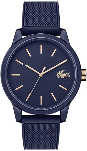Imagen de Reloj lacoste casual de cuarzo color azul con correa de goma numero 2